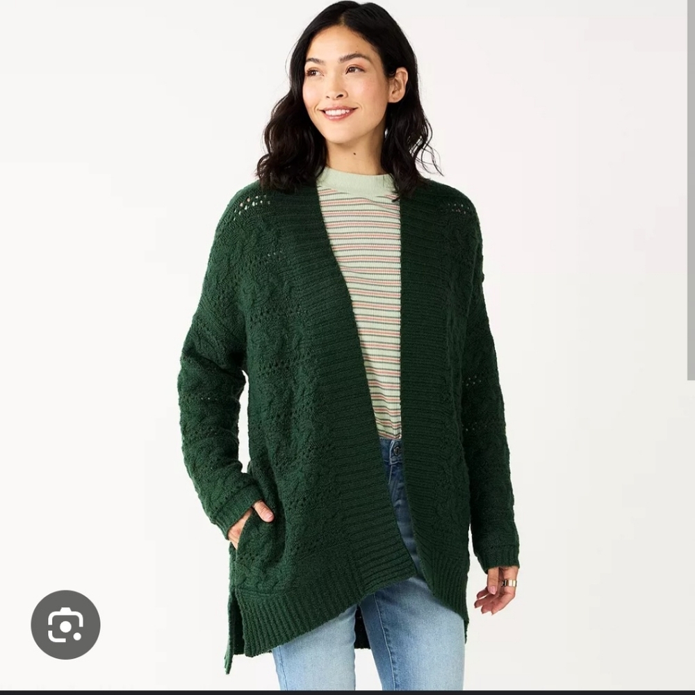 Sonoma Green Cardigan